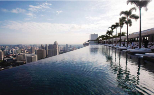 ROOF TOP SWIMMING POOL